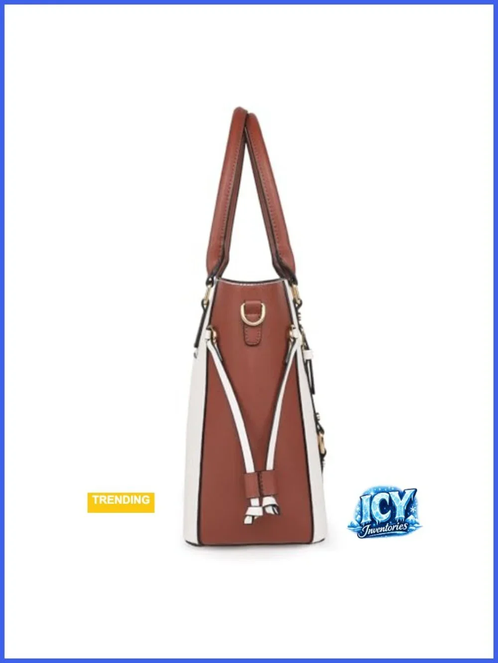 Women's 3-Piece PU Leather Tote Bag and Wallet Set, Satchel Handbag, Shoulder